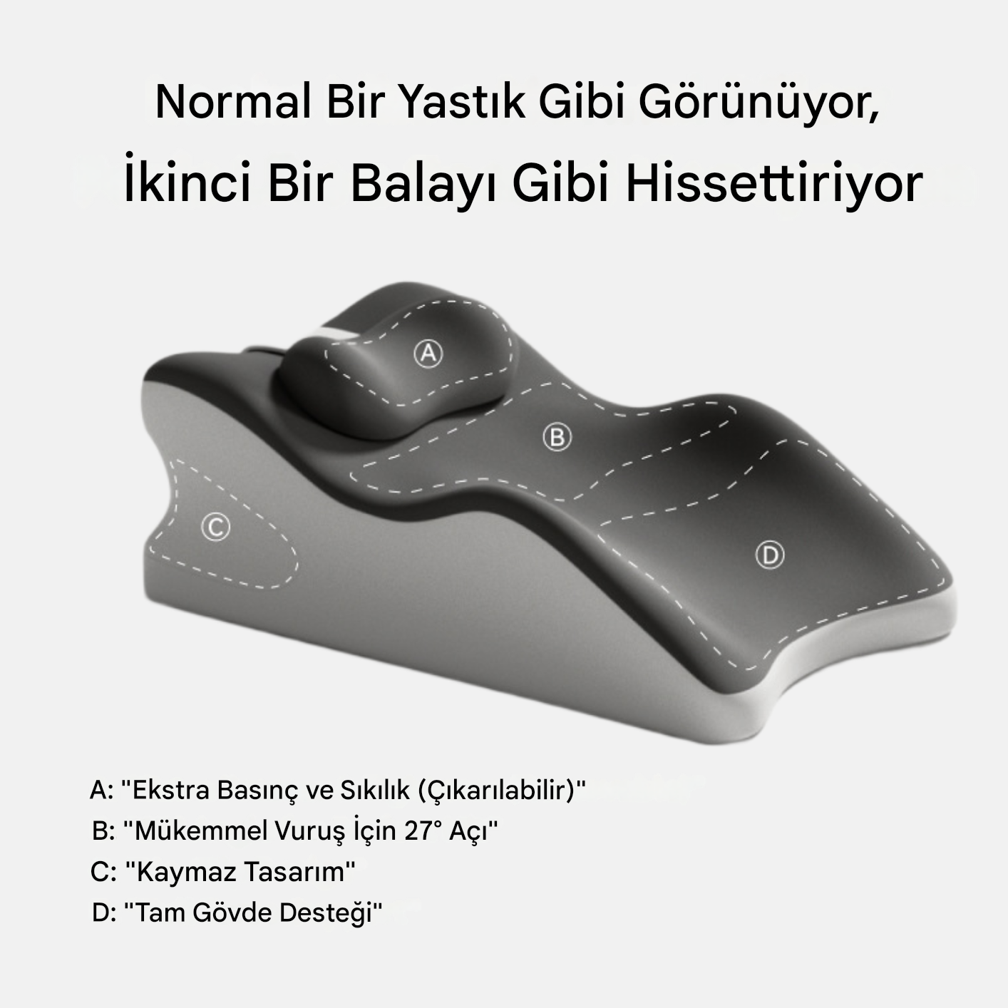 Lorvia™ Çiftler İçin Konfor Yastığı – İlişkinizi Bir Üst Seviyeye Taşıyın
