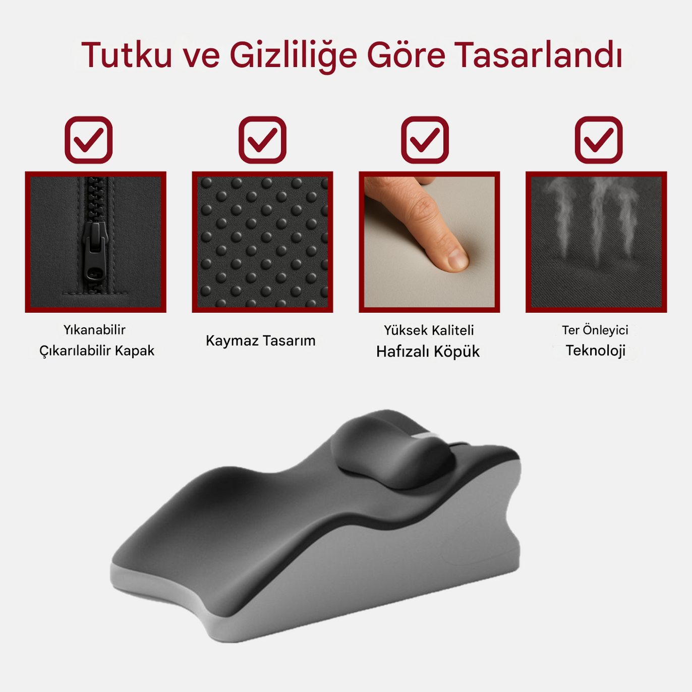 Lorvia™ Çiftler İçin Konfor Yastığı – İlişkinizi Bir Üst Seviyeye Taşıyın