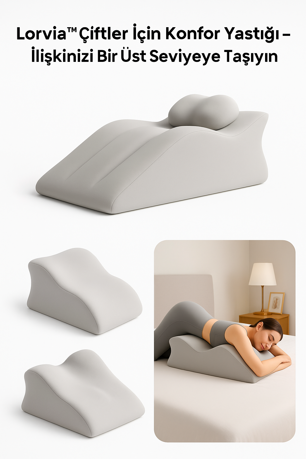 Lorvia™ Çiftler İçin Konfor Yastığı – İlişkinizi Bir Üst Seviyeye Taşıyın