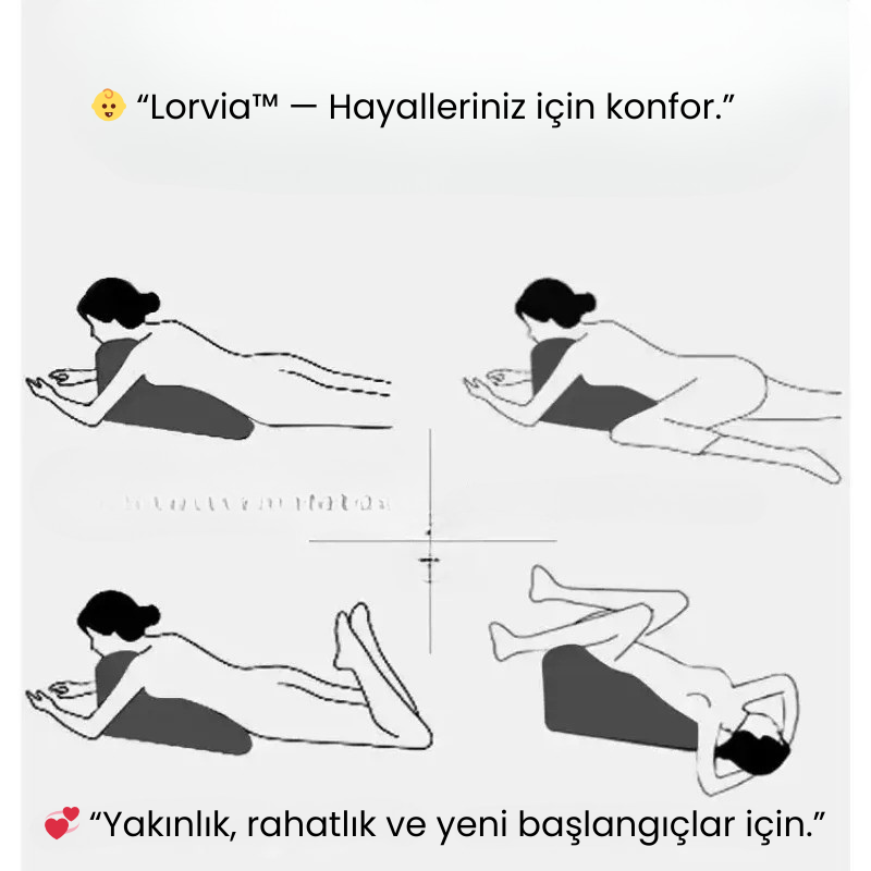 Lorvia™ Çiftler İçin Konfor Yastığı – İlişkinizi Bir Üst Seviyeye Taşıyın